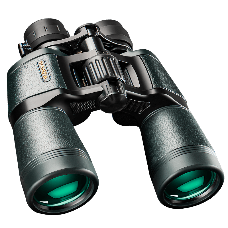 熊貓雙筒望遠鏡高倍高清級無極變倍微光夜視演唱會觀鳥 1P變倍10-22X50標準版