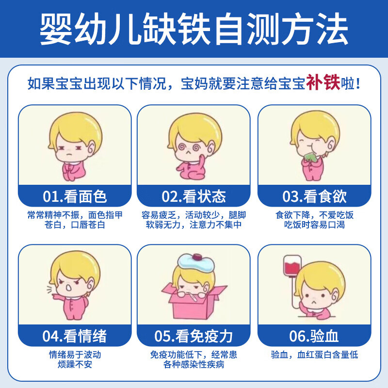 小红脸 德国铁源+宝宝儿童口服液铁剂 果汁 铁源+ 60ml*2瓶 尝鲜装