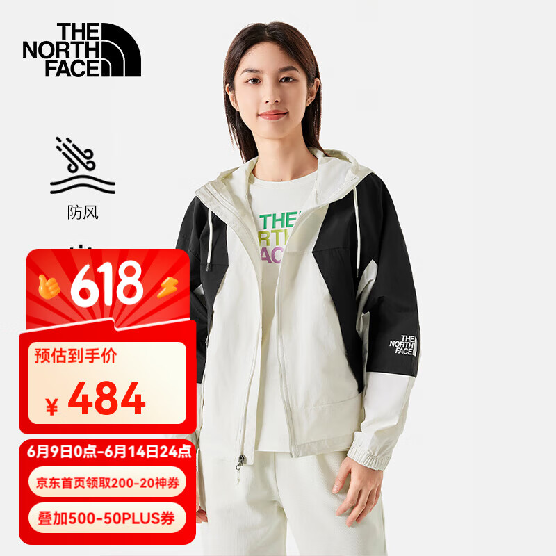 The North Face24春夏北面防曬衣女款戶外防風(fēng)防潑水經(jīng)典款休閑風(fēng)衣防風(fēng)夾克5K16 N3N/曬單評(píng)價(jià)有禮 XL