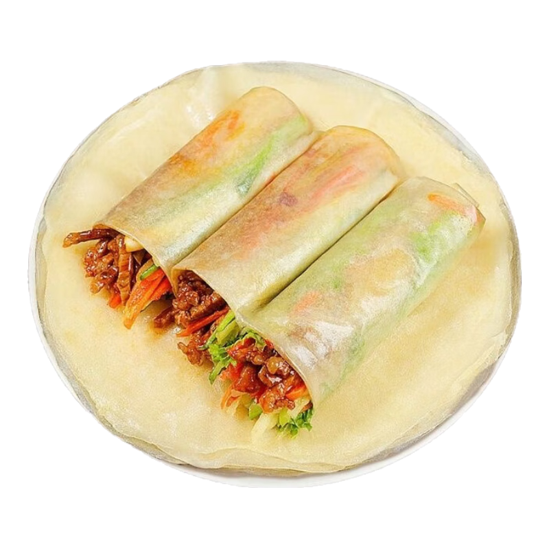 榆林镇风味筋饼低脂肪全麦饼榆林小吃劲饼卷春饼面饼早餐蔬菜卷 正宗榆林风味筋饼360g*1袋