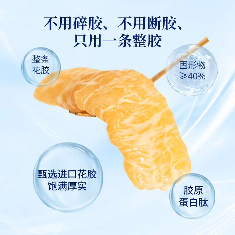 庆丰年燕麦牛奶花胶鲜炖即食小圆瓶月子补品鱼胶早餐代餐粥孕妇滋补礼盒 胶原蛋白花胶 75g*10瓶