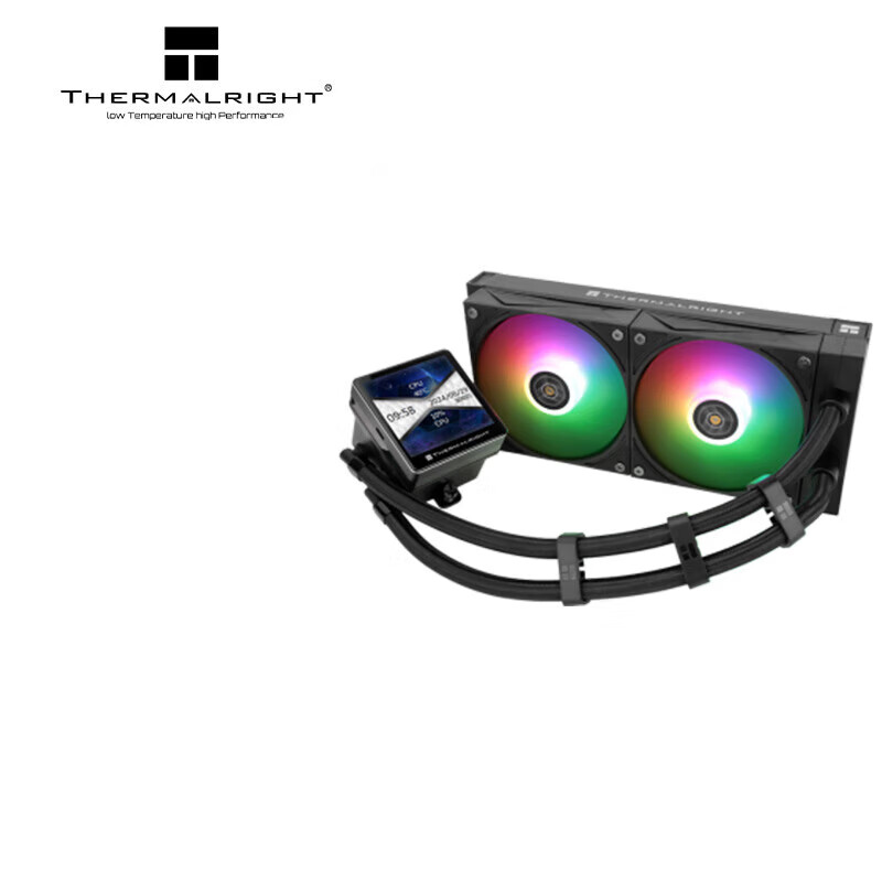 利民（Thermalright）(利民) 苍穹视界3.4英寸液晶屏一体式水冷散热器GV 240 ARGB BLACK GRAND VISION 240 ARGB BLA