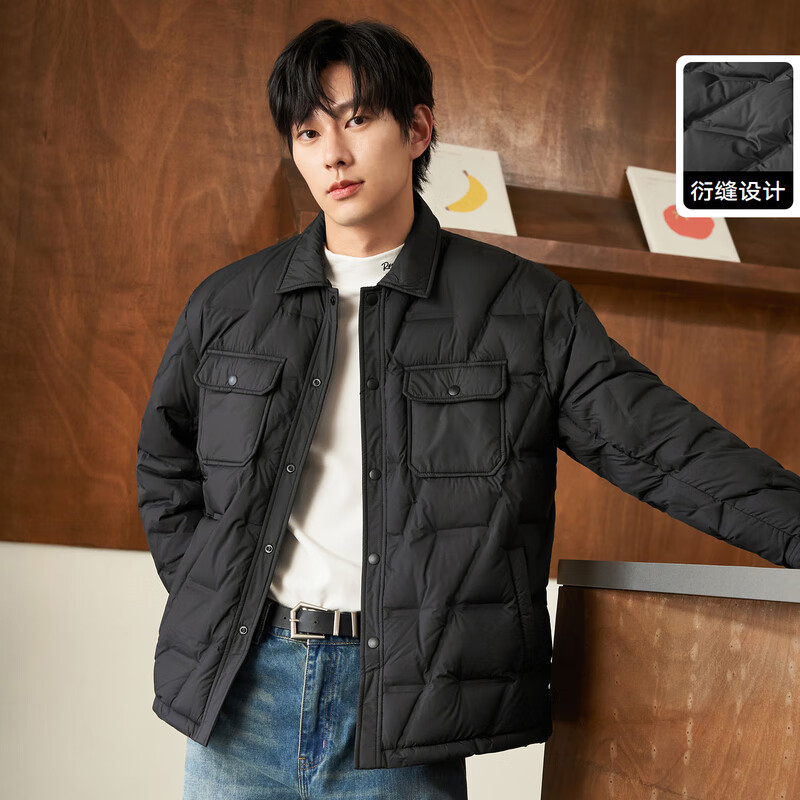 gxg.jeans男装 羽绒服合集 E款-黑色 J24D1110322H L (175) 京东折扣/优惠券