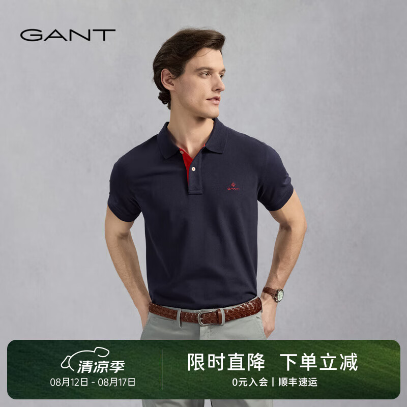 GANT/��������ʿ����ʱ��ײɫ��������������ʷ��촿ɫ����POLO�� 433����ɫ M
