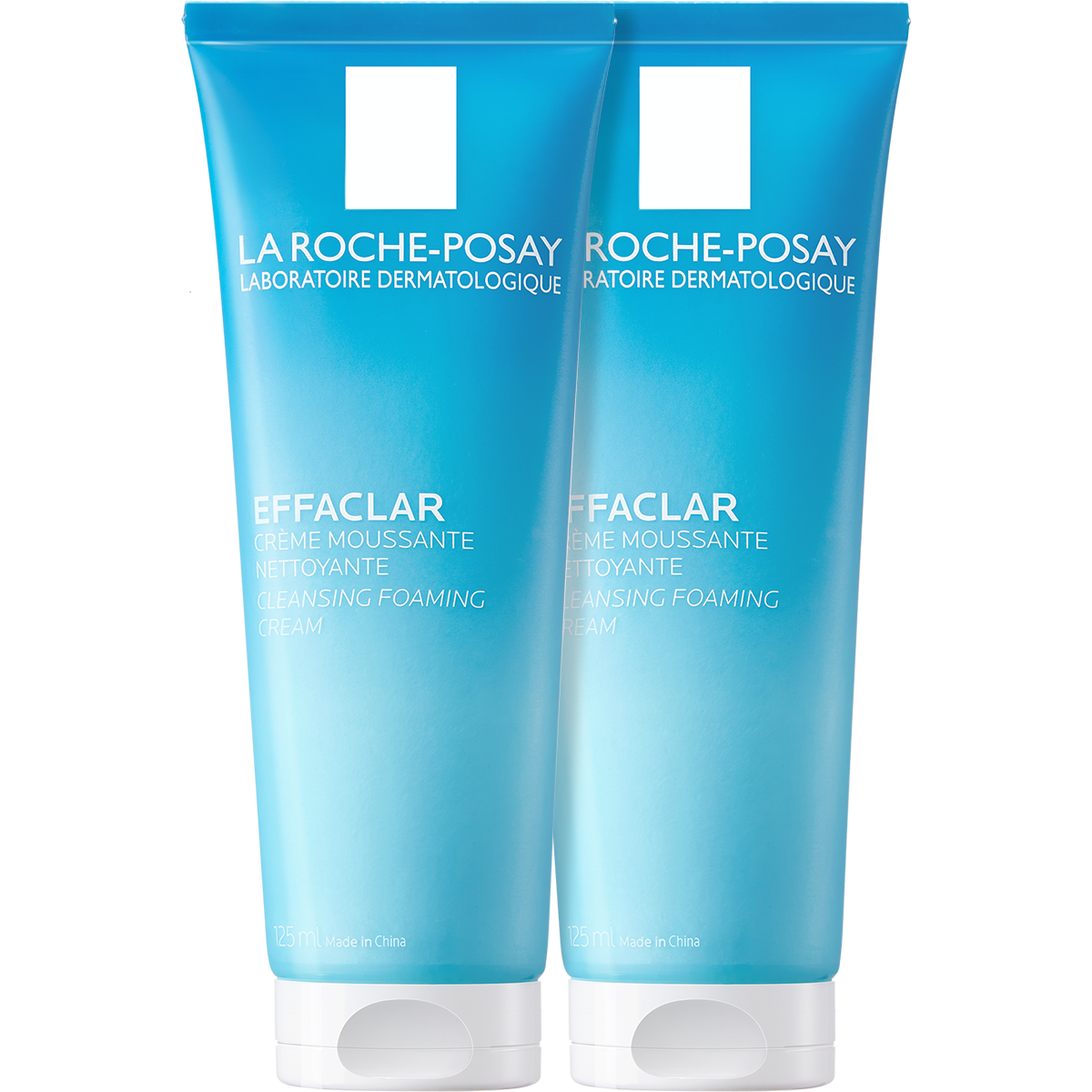 理肤泉油皮洁面泡沫125ml*2支套装水杨酸控油清洁洗面奶护肤品38节礼物