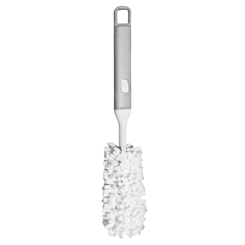 茶花 PVA納米洗杯刷加長(cháng)款1支奶瓶刷長(cháng)把刷杯子神器海綿刷洗水杯刷子*