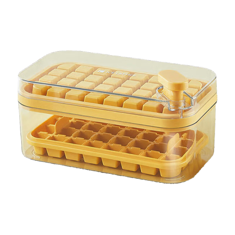 拜杰 冰块模具食品级制冰模具 加大款双层64粒 8.95元(需领券)