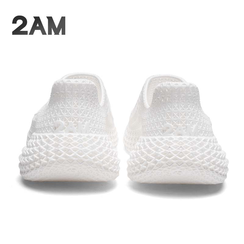 2AM· Rocker4D打印一体成型休闲鞋百搭时尚潮流男鞋春夏季3d打印鞋 月光白 42