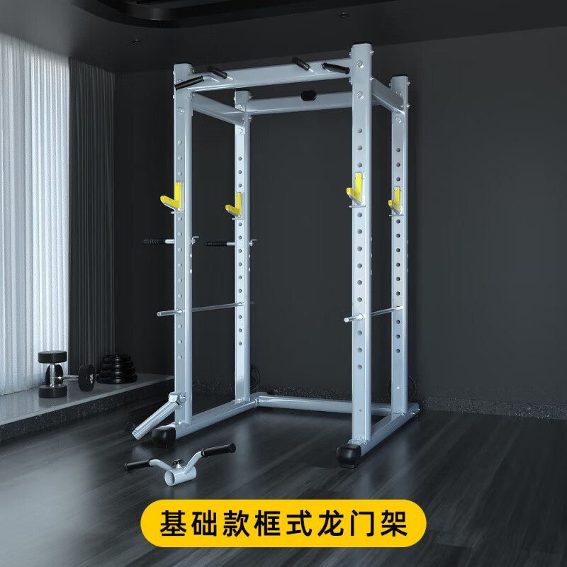 豫龍龍?jiān)ソ荦堥T架健身家用小飛鳥(niǎo)訓(xùn)練器材高位拉套裝組合自由框式深蹲 基礎(chǔ)款龍門架