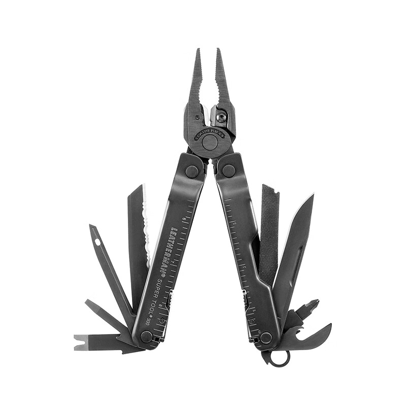 LEATHERMAN【新品】戰(zhàn)術(shù)工具鉗SUPERTOOL300M多功能組合軍刀 黑色