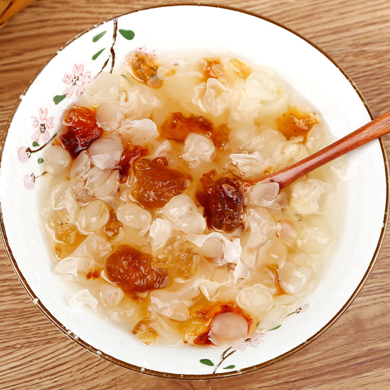 古松银耳 古田糯耳银耳雪耳丑耳碎莲子百合银耳羹食材早餐营养代餐 银耳40g*2袋