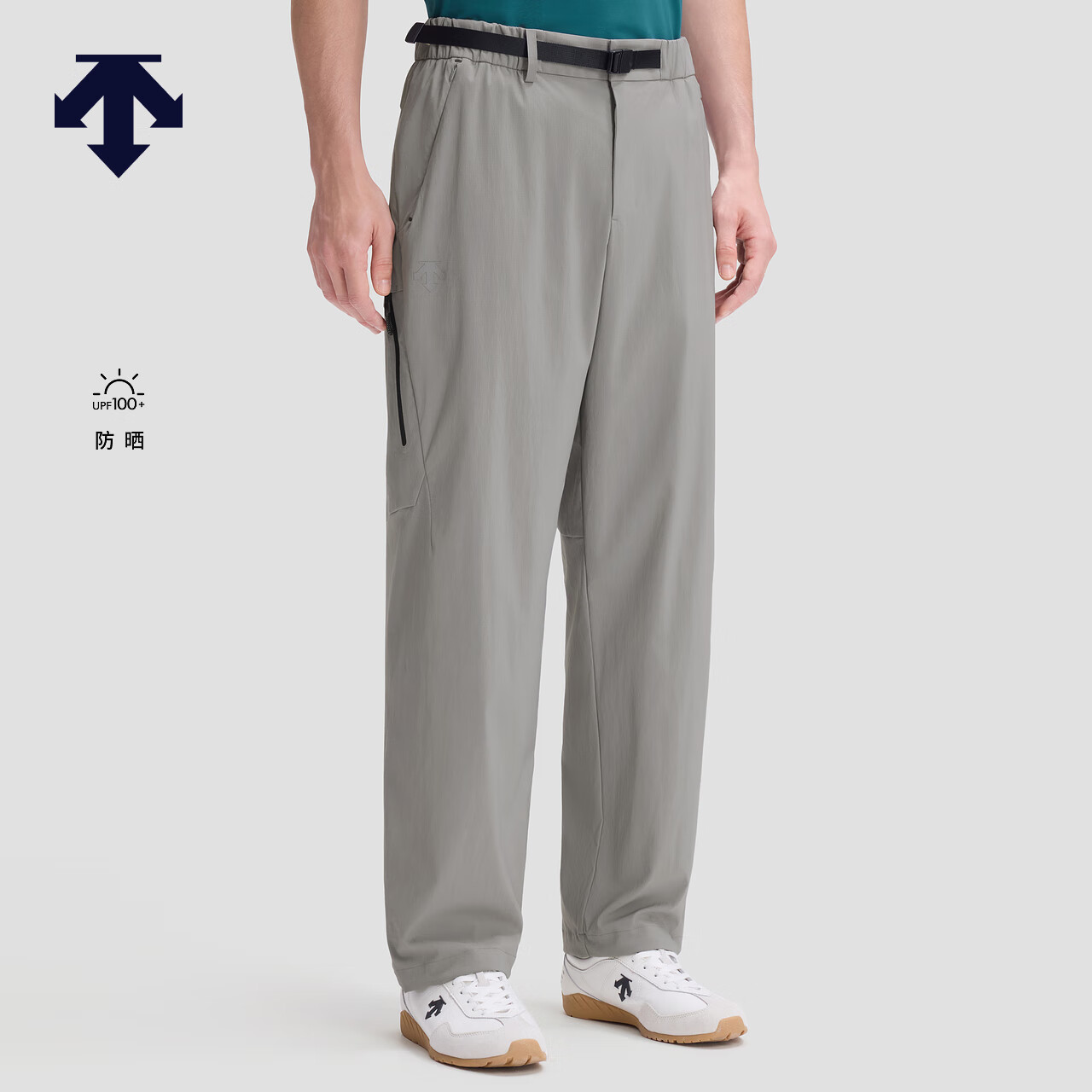 DESCENTE��ɣ��BLEUϵ�ж���������ʿ��֯�˶������＾��Ʒ GY-��ɫ M (170/80A) 1060Ԫ