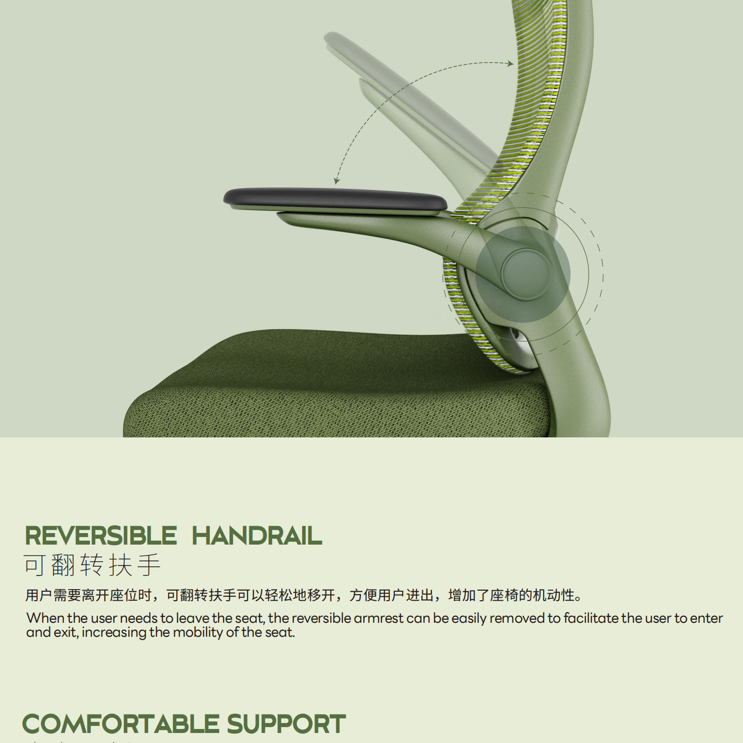 GAVEE精灵系列人体工学椅 可折叠扶手办公椅宿舍书房电脑椅网红款 淡粉色 网布 GAV-精灵系列 120-155度(含) 可旋转可升降扶手