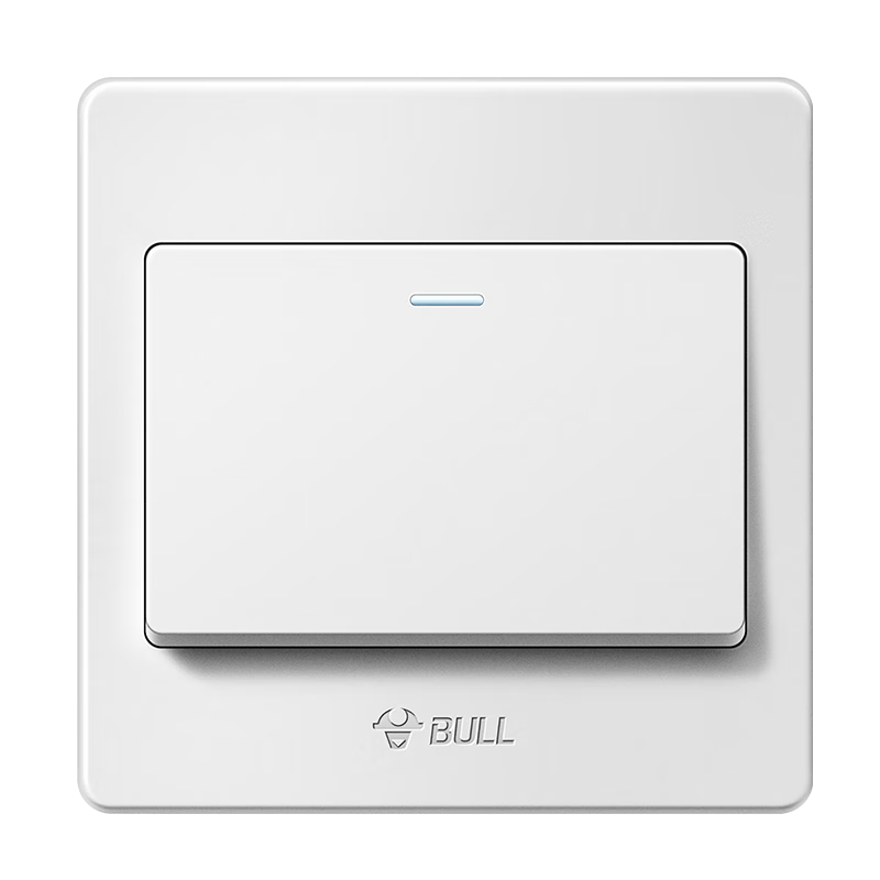 公牛（BULL）墙壁开关G07系列一开单控开关G07K111C象牙白暗装