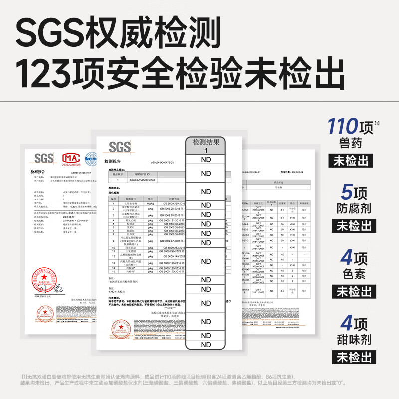 小熊早安无抗双蛋白藜麦鸡排100g 营养早餐 高蛋白升级健身儿童早餐 【囤货装】无抗双蛋白藜麦鸡排20袋
