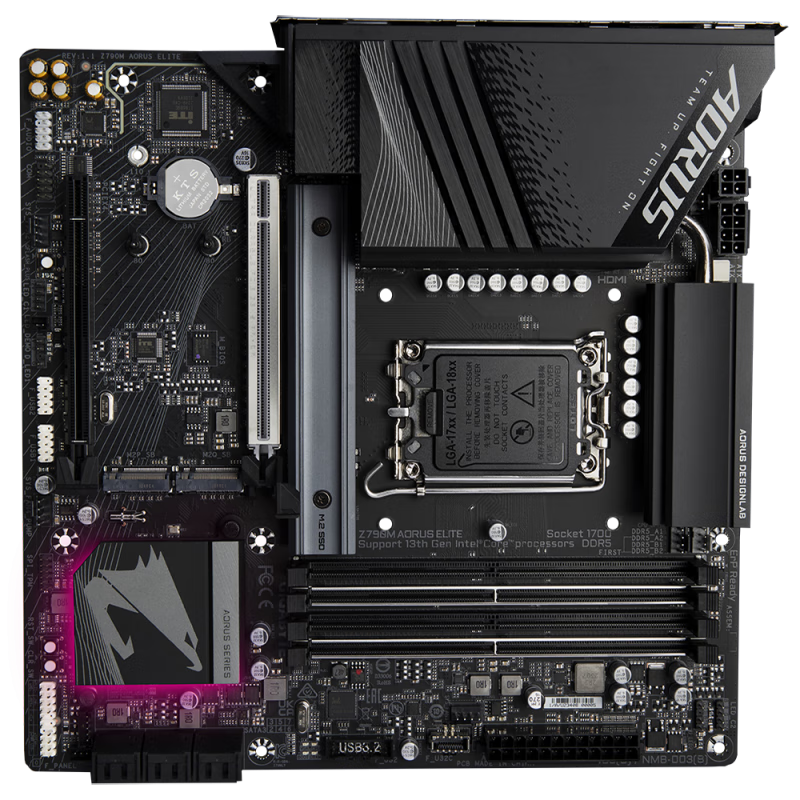 技嘉（GIGABYTE）Z790M AORUS ELITE AX ICE小冰雕 Z790 UD AX GAMING X魔鹰 技嘉Z790M AORUS ELITE D5