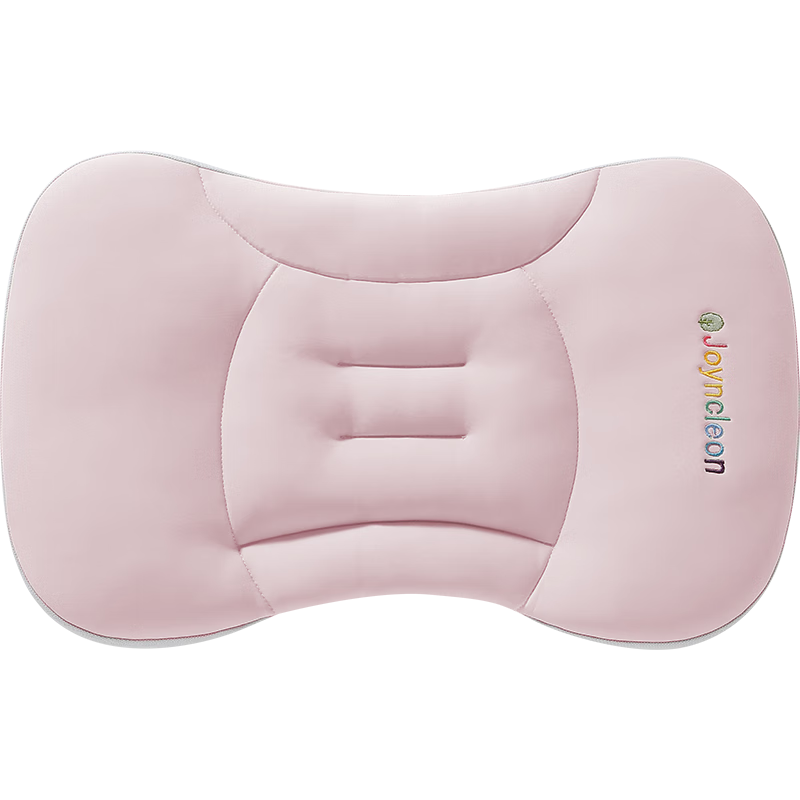 婧麒（JOYNCLEON）婴儿枕头分区宝宝枕护颈神器6个月以上儿童枕头1-3岁 粉Jzt191221