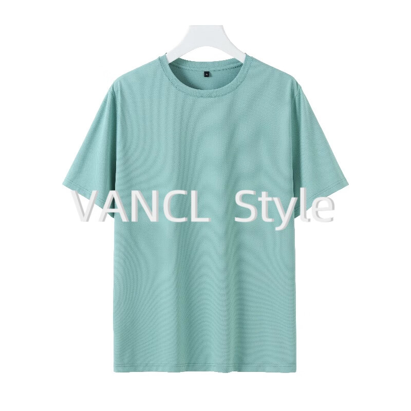 ���ͳ�Ʒ��VANCL���ٷ��� �˶��ٸɱ���Բ�����ж���T�� ͸������ ˮ�� XL