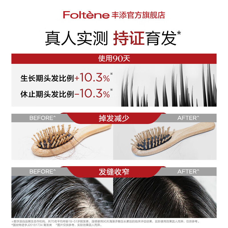 丰添女士防脱发固发育发洗发水蓬松丰盈防掉发洗发露 洗发水200ml