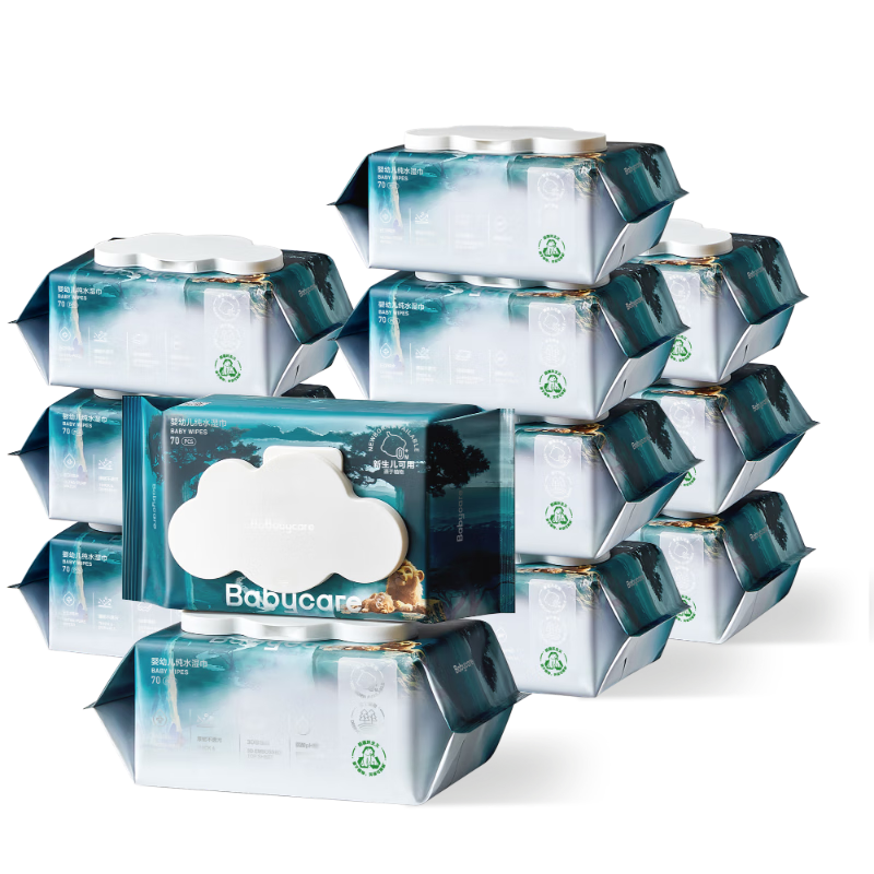 babycare ����ľ��ɳʪ�� 70��*12�� �Ӻ�������� ����ͬ�� 49.9Ԫ