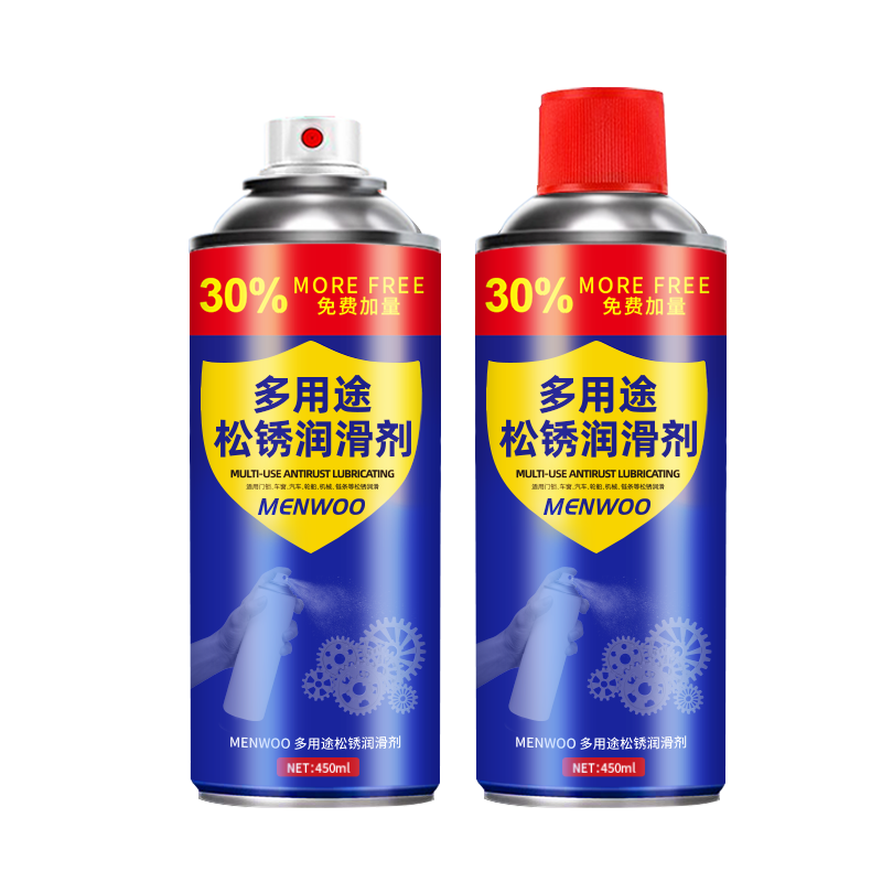 MEN WOO松锈润滑剂450ml 防锈润滑油门锁机械门窗合页自行车除锈消除异响