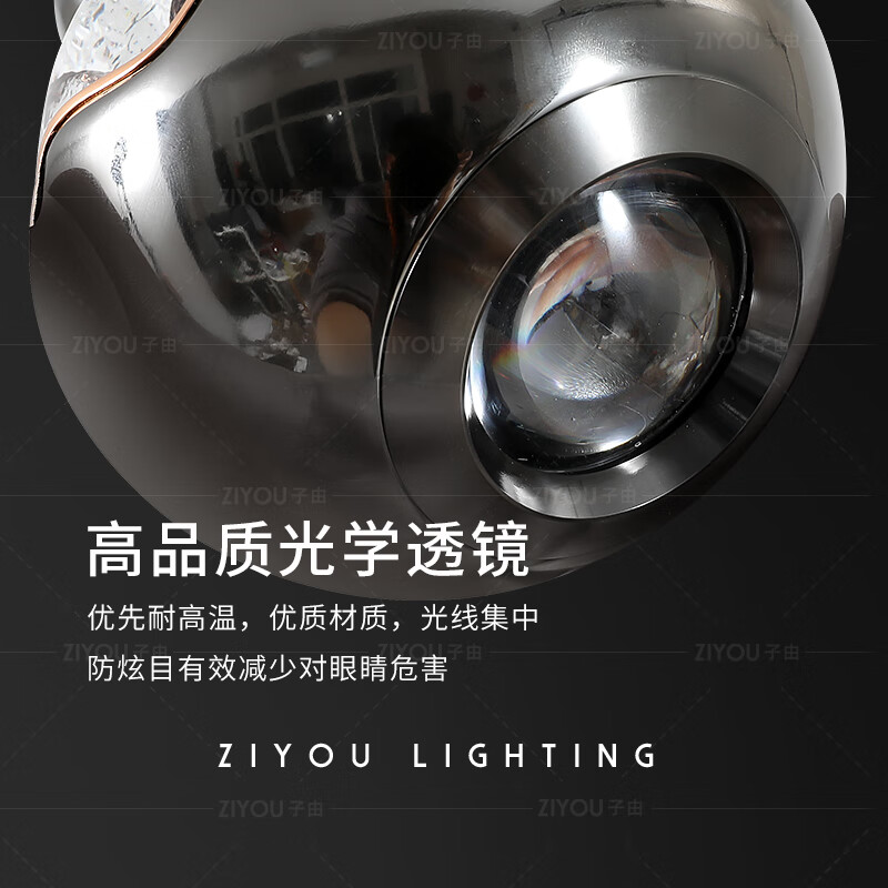 子由意式极简床头吊灯 轻奢创意高级感手扫感应可升降玄关吊线灯 手扫开关 升降款 L100mm-三色