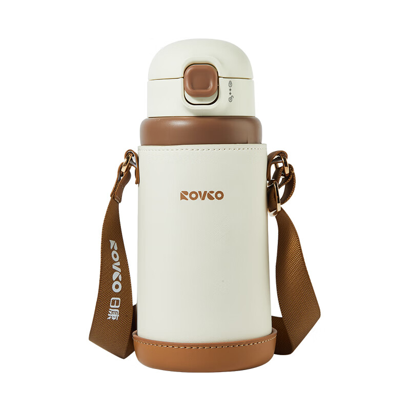 日康（rikang）保温杯 儿童水杯316L不锈钢宝宝水杯男女学生水杯 【新品上市 】316L不锈钢 咖啡B4024 500ml