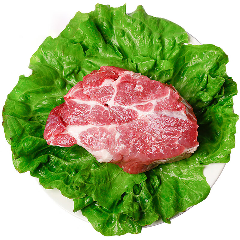 双汇猪梅花肉净重4斤梅花肉瘦肉炒菜水煮肉片火锅烧烤猪肉生鲜食材 梅花肉净重4斤