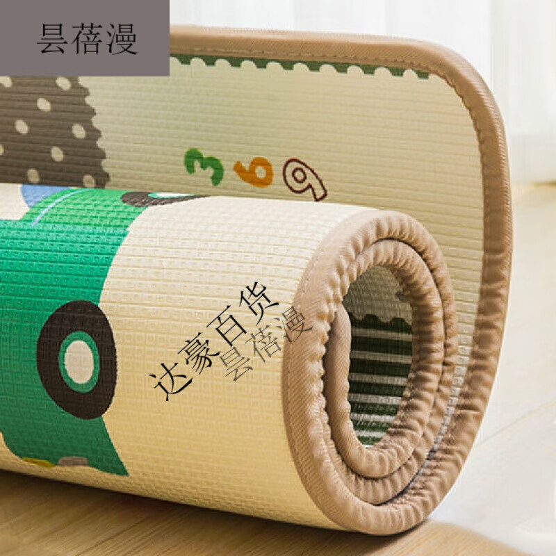 墨斗魚(yú)泡沫墊鋪地睡覺(jué)隔涼防水防潮加厚寶寶爬行墊兒童爬爬墊地板泡沫墊 .厚度適中1cm.雙面可用 2.0米x1.8米(大雙人床)