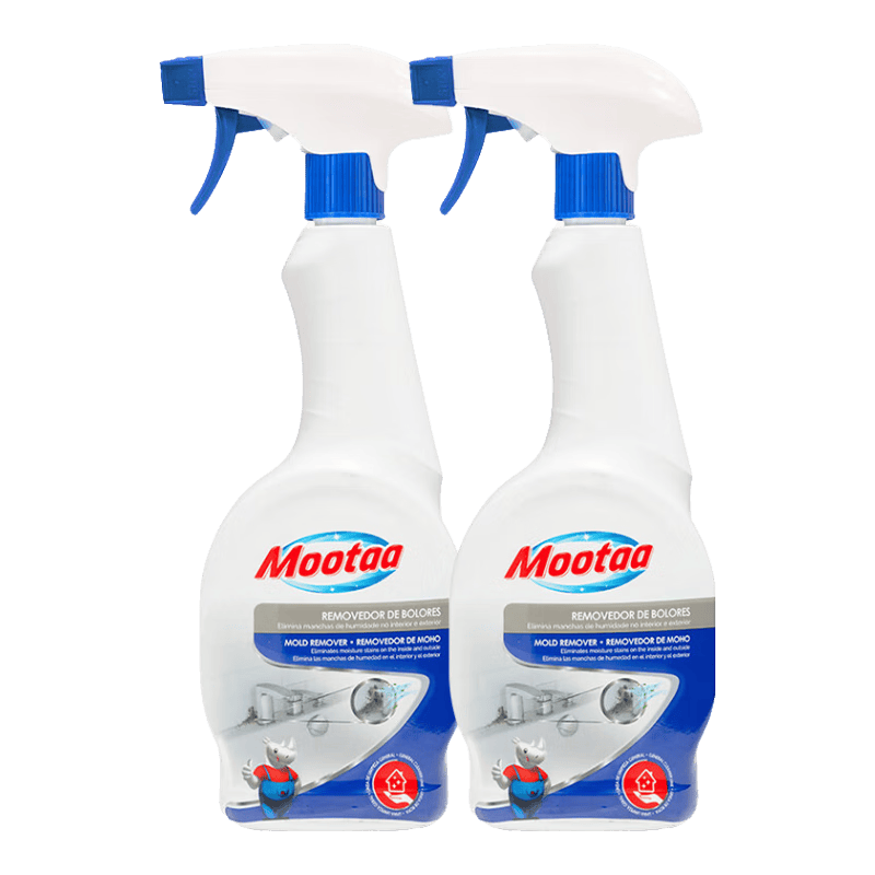 膜太（MOOTAA）歐洲進(jìn)口除霉菌清潔劑 墻體除霉劑墻面去霉菌霉斑霉點(diǎn)發(fā)霉清除劑 除霉菌清潔劑550ml 2瓶