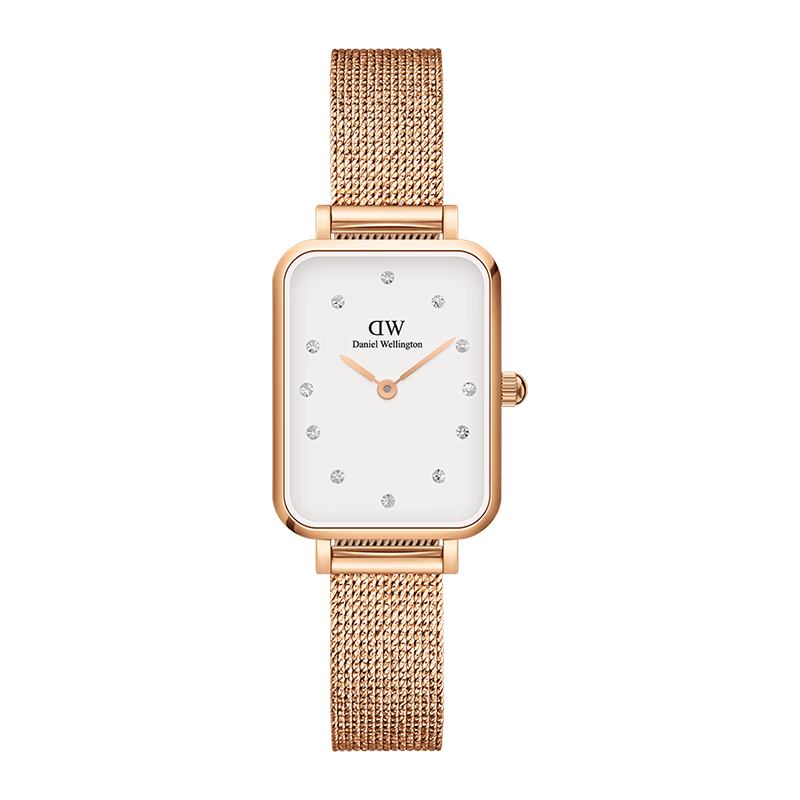 丹尼爾惠靈頓（DanielWellington）DW水晶表女士小方表20*26mm時(shí)尚歐美表七夕禮物DW00100527