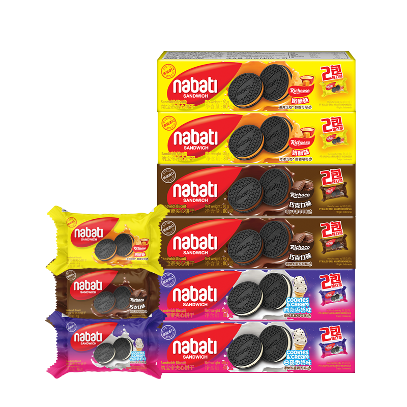 ��֥ʿ��Richeese���ɱ��ۼ��ı����������������ɿ���80g*6 ������ʳ��ʹ������� 49.4Ԫ(��16.47Ԫ/��)