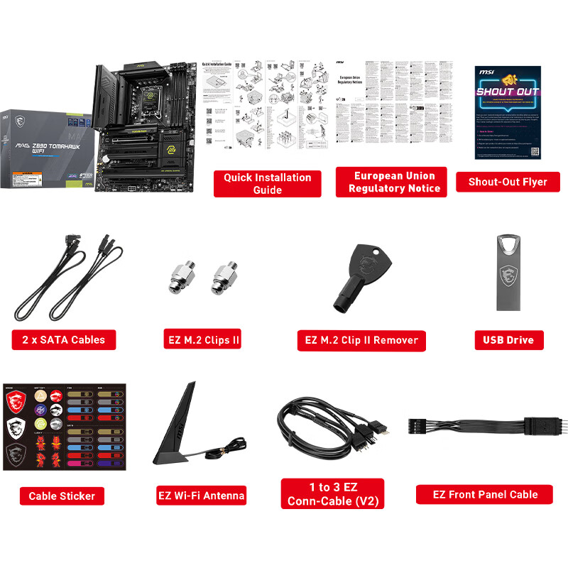 微星 MAG Z890 TOMAHAWK WIFI战斧导弹 图 9