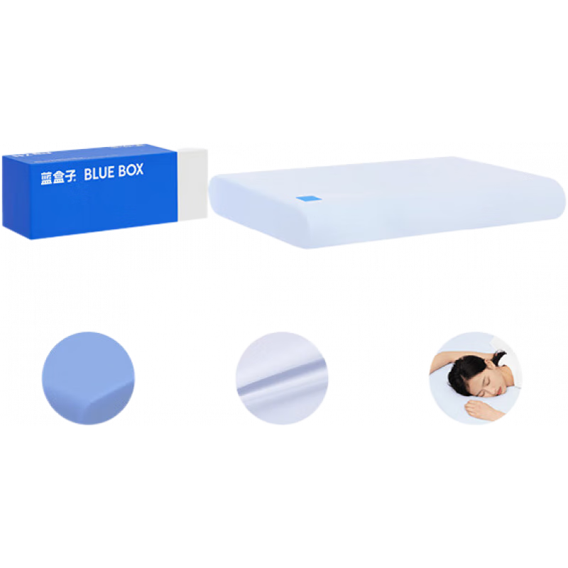藍盒子枕頭n2  記憶棉枕芯枕頭護頸椎助睡眠專(zhuān)用 千人復購/全睡姿貼合小藍枕N2 1
