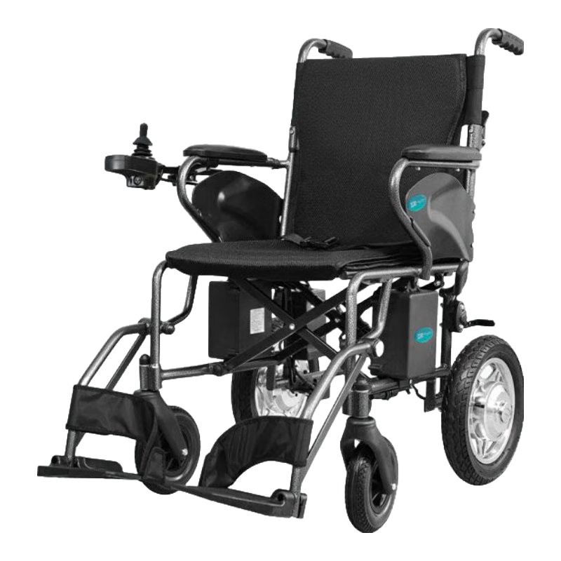 互邦電動(dòng)輪椅輕便折疊老年人殘疾人專用智能自動(dòng)代步輪椅車 【飛機(jī)款】5.2A快拆鋰電池/跑10公里