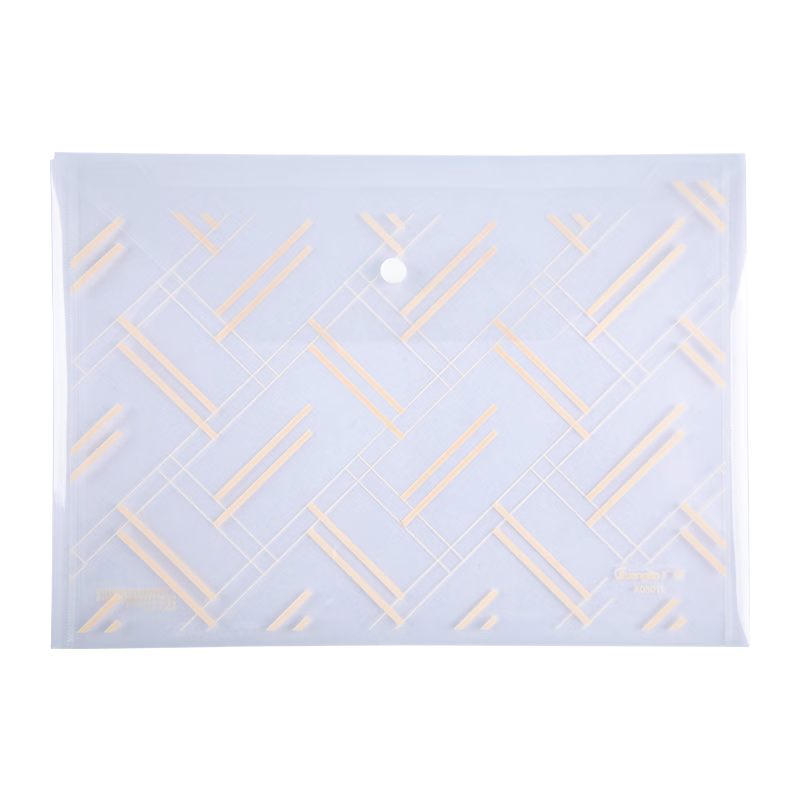 廣博（GuangBo）10個裝A4/16絲按扣袋學(xué)生加大加厚半透明防水文件袋大容量試卷收納學(xué)科分類檔案袋辦公用品A08015