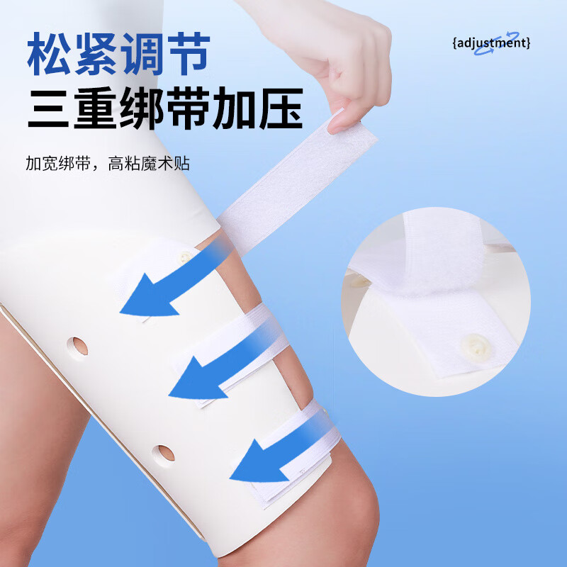 中量（zhongliang）股骨固定支具大腿扭伤脱位骨裂护具髋关节损伤支架软式夹板 [股骨]右腿 L