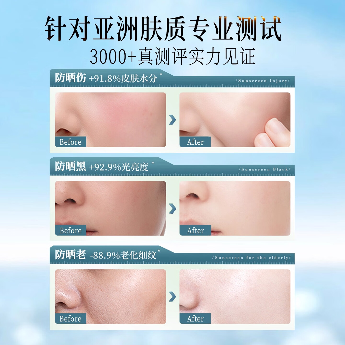 淘米匠防晒乳 防水防汗防紫外线隔离晒伤高倍防晒霜 美白提亮肤色 【高倍防晒】防晒乳50ml*1瓶