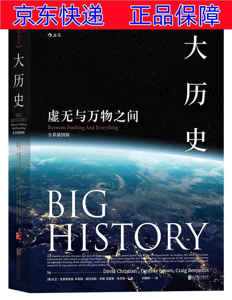 正版图书 大历史:虚无与万物之间 (全彩插图版) 世界史类书籍 大历史