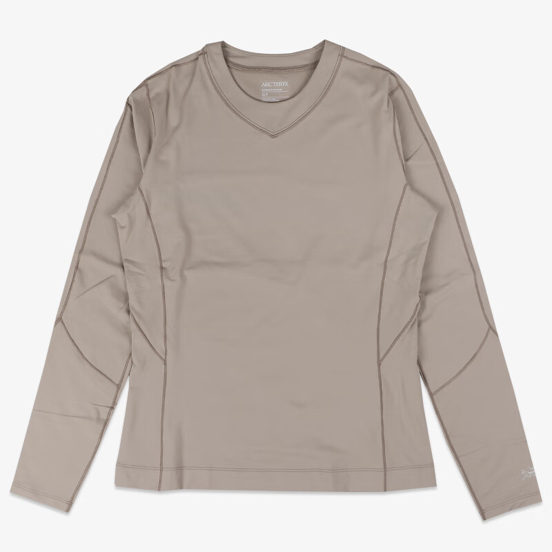 始祖鸟（ARC'TERYX）现货始祖鸟速干内衣打底冬保暖圆领长袖女Arcteryx RHO LT 7354 【圆领款】X7354_Smoke_Bluff浩 XS