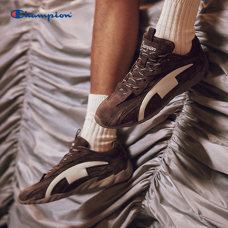 Champion【丁禹兮同款】冠军羽翼鞋2025秋季新款德训鞋女 棕色（男款）44