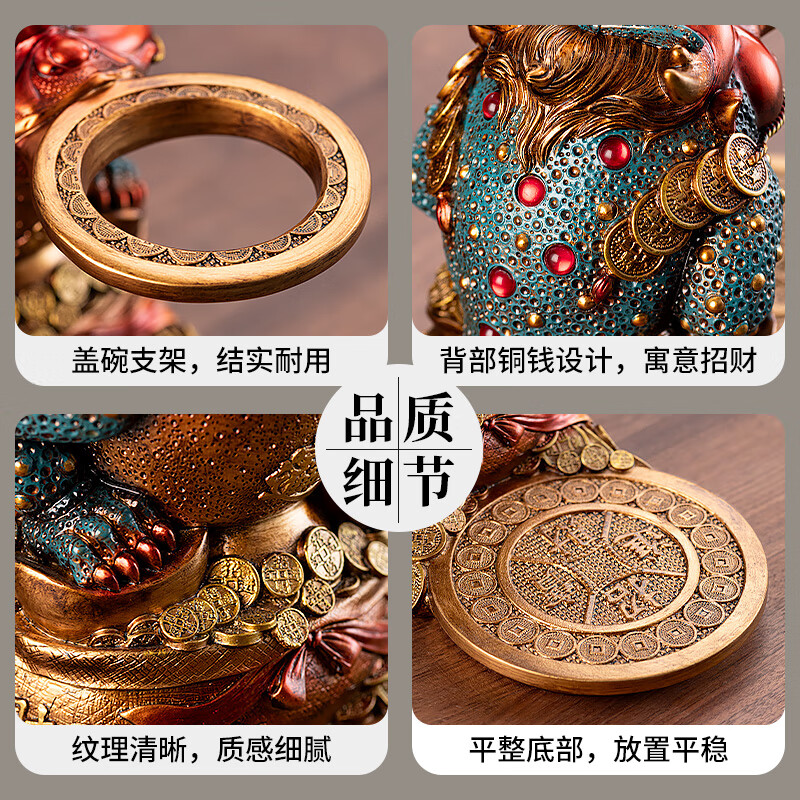 正扬玻璃自动茶具套装懒人泡茶器全套家用高档整套磁吸防烫透明商务礼 自动（招财金蟾）主机+六色把杯