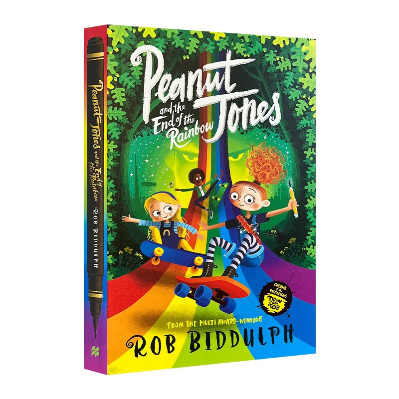 英文原版 Peanut Jones 花生琼斯在彩虹的尽头 女版哈利波特  畅销儿童文学  小学教辅