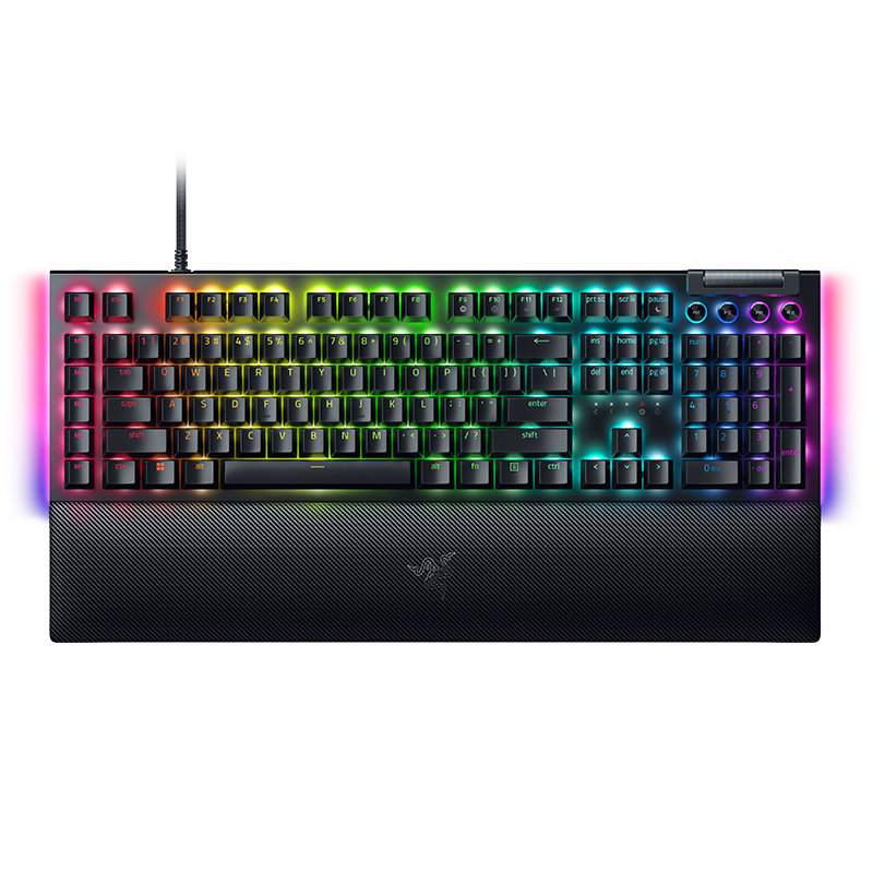 雷蛇（Razer）黑寡妇蜘蛛V4   游戏机械键盘 RGB背光 电竞游戏 黄轴