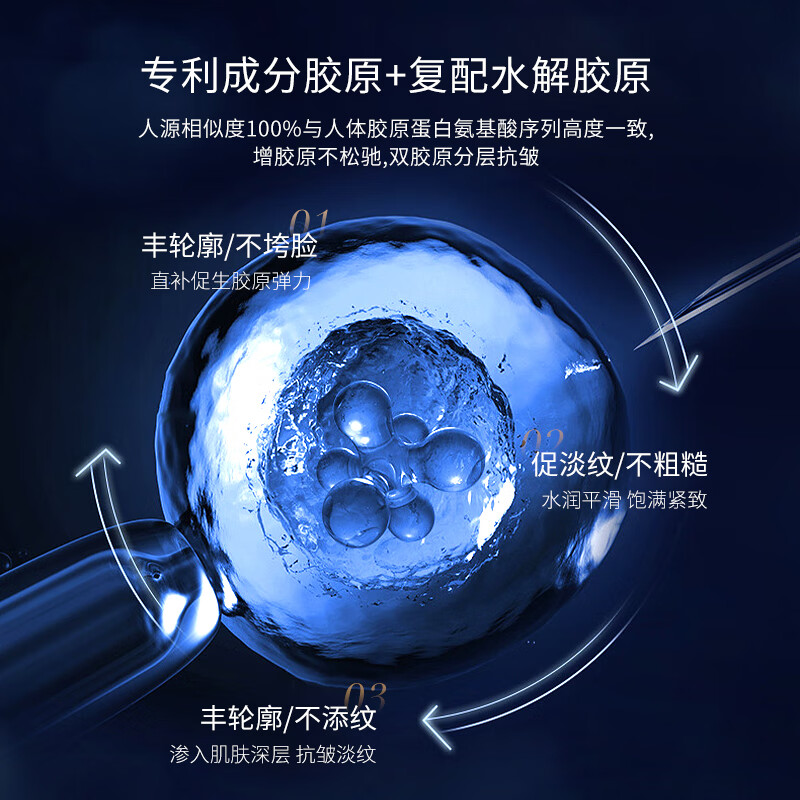 梦希蓝胶原补水精华喷雾细纹抗皱紧致抗衰老护肤品保湿爽肤水喷雾男女士 1瓶【升级款】 200ml 深度补水99.9