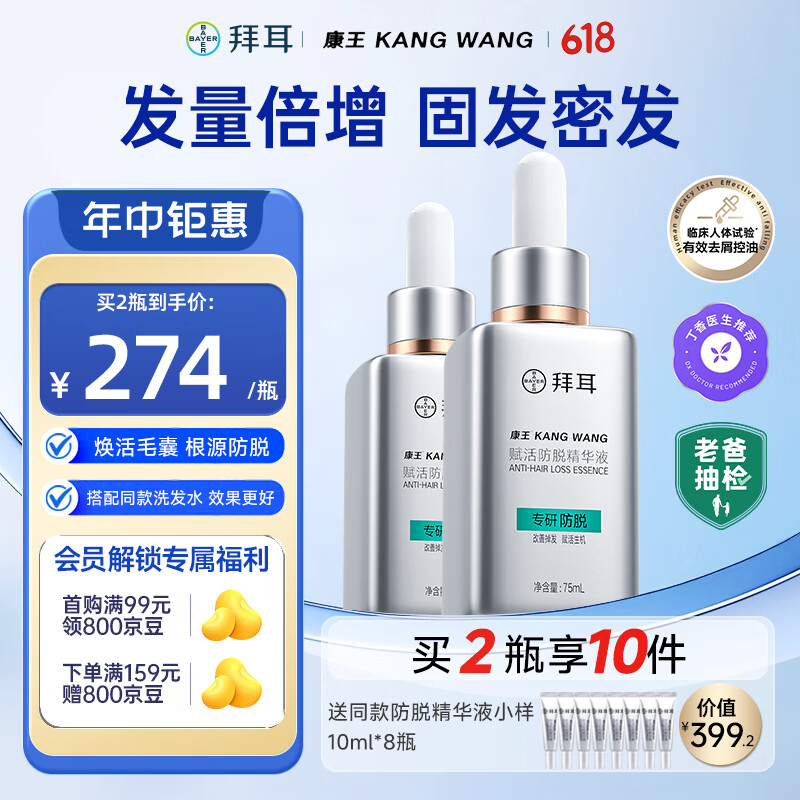 �ݶ�����������Ѿ���Һ75ml*2ƿ���ջ���ë�Ҵַ��ܷ��̷���������Һ��Ч����