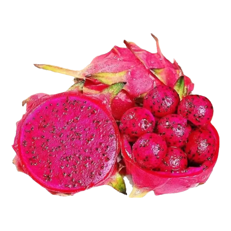 正宗广西金都一号火龙果新鲜现摘直发超甜包邮 2粒（单粒200g-300g）