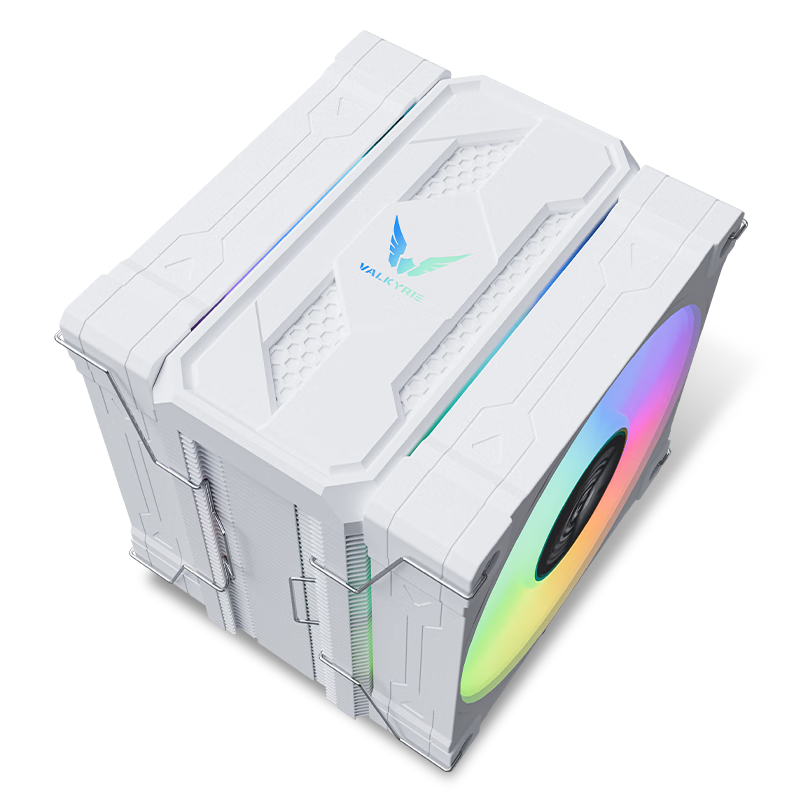 �߶����VALKYRIE��CL125 WHITE  VK CPU����ɢ���� ������6�ȹܴ�ͭ�� ֧��LGA1700 AM5 ARGB��Ч  179Ԫ