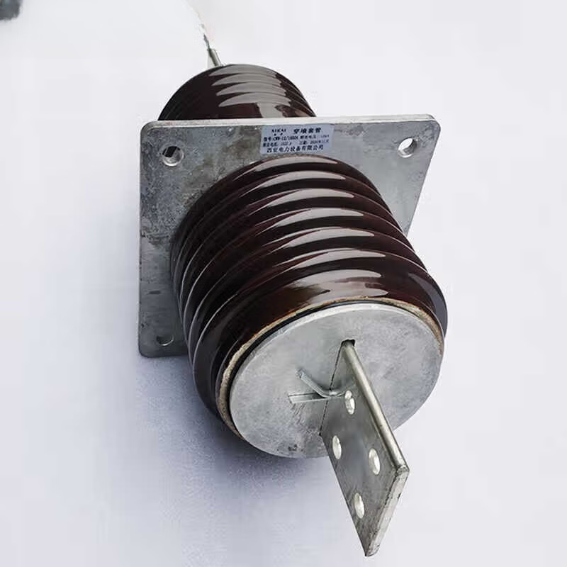 10-35kv户外高压瓷穿墙套管cwb-cww-10/630-1000a-1500a铜排防污 桔