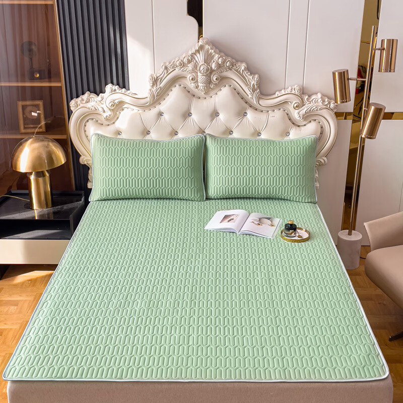 ��Լ��ɫ�ļ��齺��ϯ�������������ᵥ��1.5m����ϯ�ӿ��۵���ϯ ӫ���� ������ 180cm*200cm